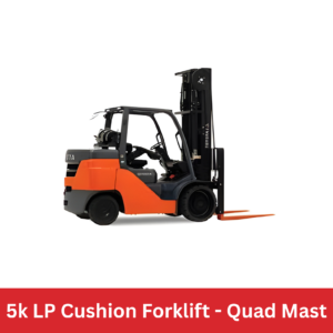 5k LP Cushion Forklift - Quad Mast