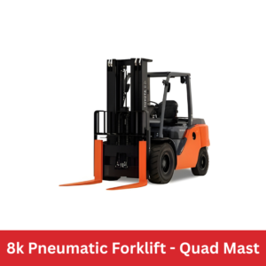 8k Pneumatic Forklift - Quad Mast