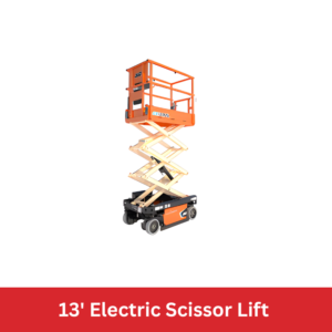 13' Electric Scissor Lift