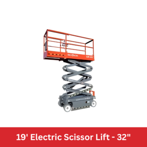 19' Electric Scissor Lift - 32"