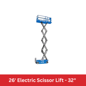 26' Electric Scissor Lift - 32"