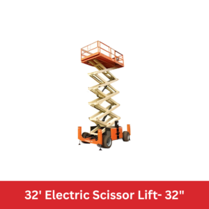 32' Electric Scissor Lift- 32"