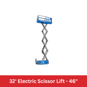 32' Electric Scissor Lift - 46"